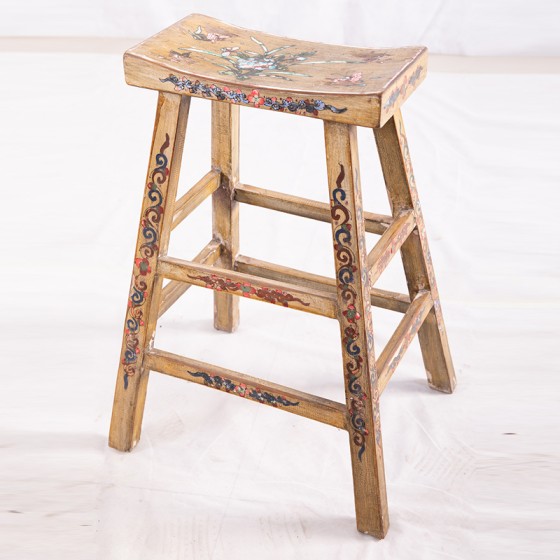 实木凳元宝凳马鞍凳牛角凳弧面中式凳老家具古董家具收藏品民俗老物件山西老家具古典家具