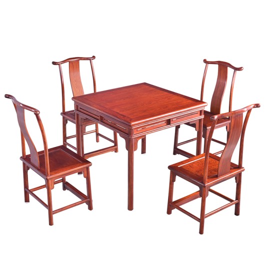桌5-0圆包圆方桌灯挂椅五件套明式家具晋作家具唐人居家具红木家具国家级非遗收藏品艺术品