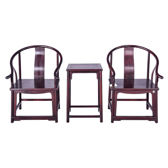 椅2-0明式素圈椅三件套明式家具晋作家具唐人居家具红木家具国家级非遗收藏品艺术品