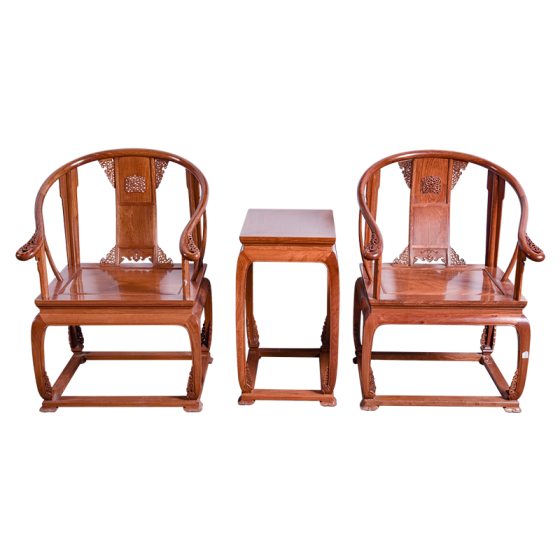 椅4-0皇宫圈椅官帽椅三件套明式家具晋作家具唐人居家具红木家具国家级非遗收藏品艺术品