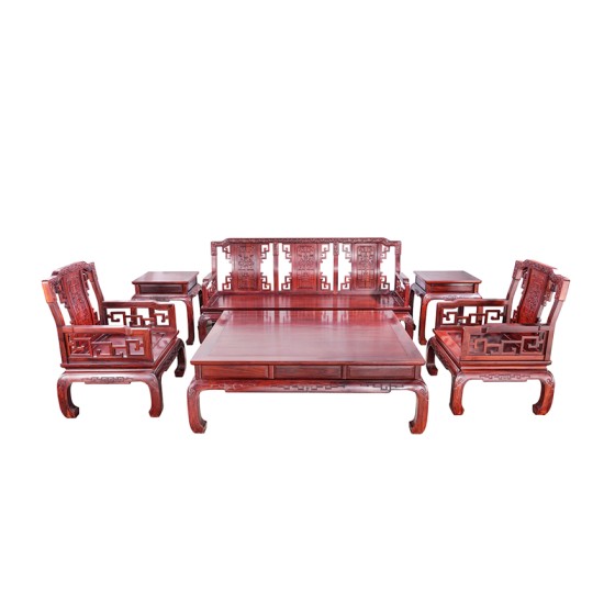 沙发2-0富贵连连沙发六件套明式家具晋作家具唐人居家具红木家具国家级非遗收藏品艺术品
