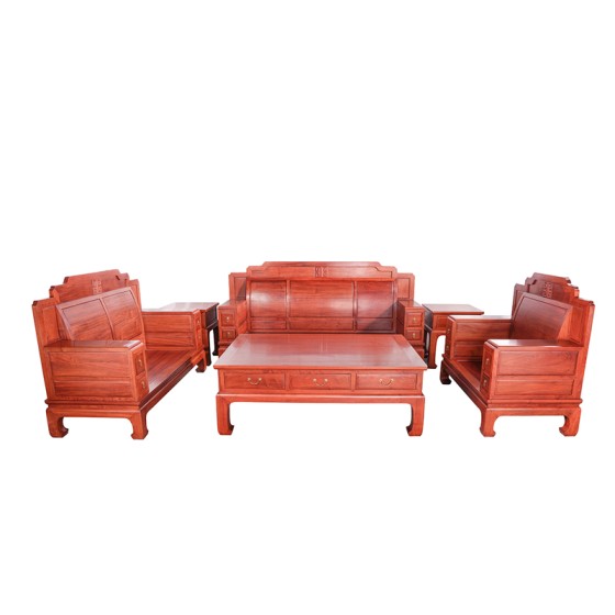 沙发3-0花梨木福到眼前沙发六件套抽屉收纳明式家具晋作家具唐人居家具红木家具国家级非遗收藏品艺术品