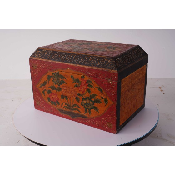 22-0木盒漆盒漆箱百宝盒收纳民俗老物件复古装饰怀旧摆设空间陈设器物之美